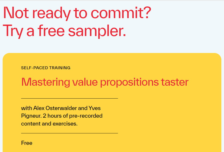 value proposition design canvas explanation